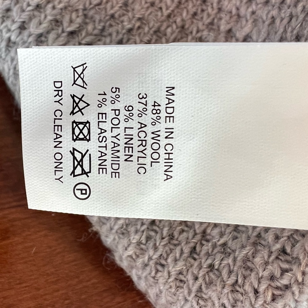 Jack Spade Crewneck Sweater in Light Grey Size Small - Picture 8 of 8